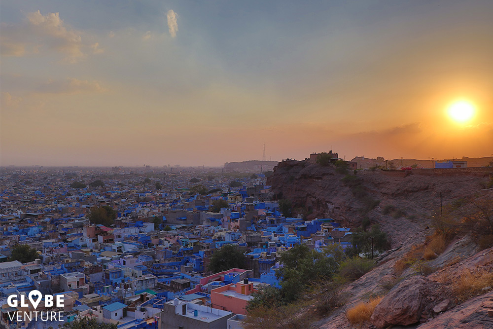 Sonnenuntergang über Jodhpur
